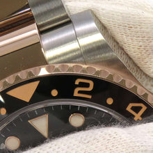 Load image into Gallery viewer, ROLEX GMT MasterⅡ W40mm Stainless Steel K18PG Black Dial126711CHNR
