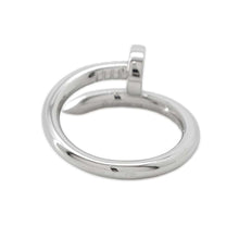 将图像加载到图库查看器中，CARTIER Juste un Clou Ring Size 54/#14B4099200 18K White Gold
