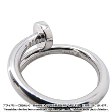 将图像加载到图库查看器中，CARTIER Juste un Clou Ring Size 54/#14B4099200 18K White Gold
