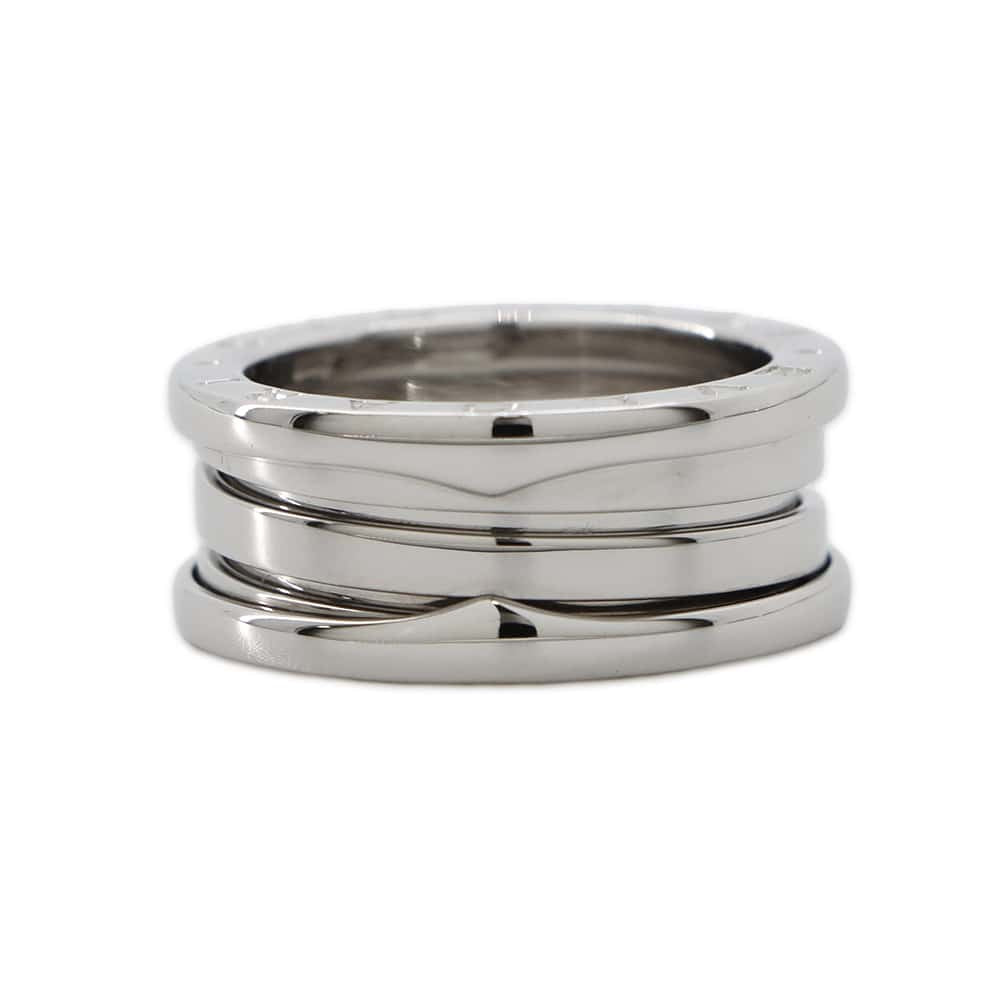 BVLGARI B-zero1 Ring 2 bands Size 53/#13 18K White Gold