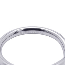 将图像加载到图库查看器中，TIFFANY&amp;Co. Curved Band 1P Diamond Ring Size Approximately No. 10 Pt950
