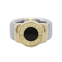 将图像加载到图库查看器中，BVLGARI BVLGARI Tugabogas Ring Size Approximately 8th Stainless Steel K18YG
