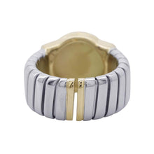 将图像加载到图库查看器中，BVLGARI BVLGARI Tugabogas Ring Size Approximately 8th Stainless Steel K18YG
