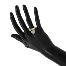 Load image into Gallery viewer, Ponte Vecchio diamond heart ring Size Approximately No. 12 K18YG K18WG
