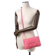 Load image into Gallery viewer, Ferragamo Vivabou Shoulder Bag Pink Leather
