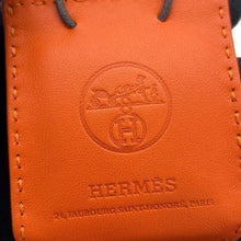 将图像加载到图库查看器中，HERMES Sack Orange Feu/Gold Lambskin
