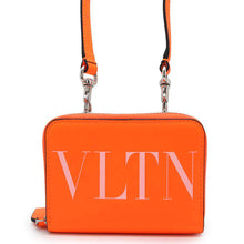 Load image into Gallery viewer, Valentino Garavani Shoulder wallet Orange Leather
