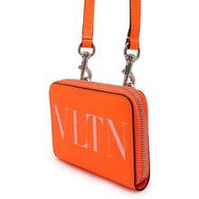 Load image into Gallery viewer, Valentino Garavani Shoulder wallet Orange Leather
