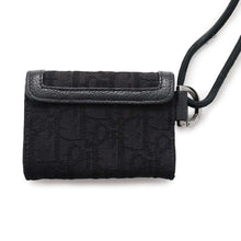 将图像加载到图库查看器中，Dior Oblique Shoulder Wallet Black Canvas
