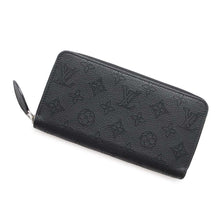 将图像加载到图库查看器中，LOUIS VUITTON Zippy Wallet NoirM61867 Monogram Mahina
