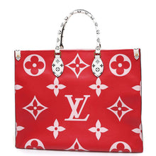 Load image into Gallery viewer, LOUIS VUITTON Onthego Rouge/Pink/Yellow/OrangeM44569 Monogram Monogram Giant Size GM
