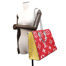 Load image into Gallery viewer, LOUIS VUITTON Onthego Rouge/Pink/Yellow/OrangeM44569 Monogram Monogram Giant Size GM
