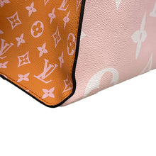 将图像加载到图库查看器中，LOUIS VUITTON Onthego Rouge/Pink/Yellow/OrangeM44569 Monogram Monogram Giant Size GM
