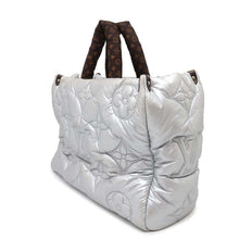 Load image into Gallery viewer, LOUIS VUITTON LV Pillow Onthego MetalicSilverM21053 Monogram Recycled Nylon Size GM
