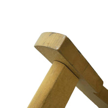 Load image into Gallery viewer, BURBERRY TBMonogram Folding Deck Chair Natural/Navy Wood Cotton
