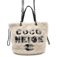 Load image into Gallery viewer, CHANEL Coco Neige 2WAY Shoulder Bag IvoryAS0981 Mouton Leather
