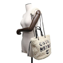 Load image into Gallery viewer, CHANEL Coco Neige 2WAY Shoulder Bag IvoryAS0981 Mouton Leather
