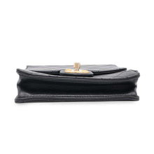 Load image into Gallery viewer, CHANEL Matelasse Imitation Pearl ChainShoulder Bag BlackAS0584 Goatskin Leather
