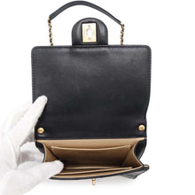 Load image into Gallery viewer, CHANEL Matelasse Imitation Pearl ChainShoulder Bag BlackAS0584 Goatskin Leather
