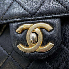 Load image into Gallery viewer, CHANEL Matelasse Imitation Pearl ChainShoulder Bag BlackAS0584 Goatskin Leather
