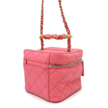 Load image into Gallery viewer, CHANEL Matelasse 2WAY ChainShoulder Vanity Bag PinkAS3228 Calf Leather
