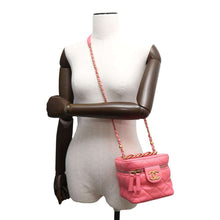 Load image into Gallery viewer, CHANEL Matelasse 2WAY ChainShoulder Vanity Bag PinkAS3228 Calf Leather
