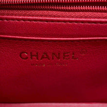 Load image into Gallery viewer, CHANEL Matelasse Top Handle ChainShoulder Bag RedAS2431 Lambskin
