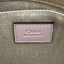 将图像加载到图库查看器中，Chloe Woody 2WAY Shoulder Bag Beige/PinkCHC22AP237 Canvas Leather Size Mini
