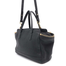 Load image into Gallery viewer, Ferragamo Gancini 2WAY Handbag Black Leather
