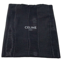 Load image into Gallery viewer, CELINE Triomphe logo messenger bag Black194502 PVC Leather Size Medium
