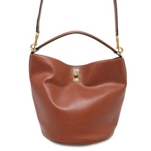 将图像加载到图库查看器中，CELINE Teen 16 Bucket Shoulder Bag Brown197573CR4.04LU Leather
