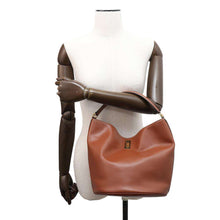 将图像加载到图库查看器中，CELINE Teen 16 Bucket Shoulder Bag Brown197573CR4.04LU Leather
