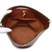 将图像加载到图库查看器中，CELINE Teen 16 Bucket Shoulder Bag Brown197573CR4.04LU Leather
