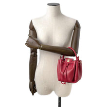 Load image into Gallery viewer, BURBERRY TBMonogram Bucket Bag Red8045043 Leather
