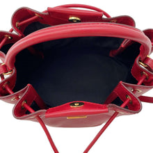 Load image into Gallery viewer, BURBERRY TBMonogram Bucket Bag Red8045043 Leather
