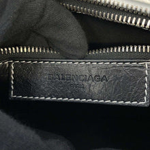 Load image into Gallery viewer, BALENCIAGA Bazar Shopper Blue/Black452458 Leather Size XS
