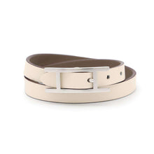 Load image into Gallery viewer, HERMES Double Tour API 2 Bracelet Size T2 Etoupe/Nata Swift Leather
