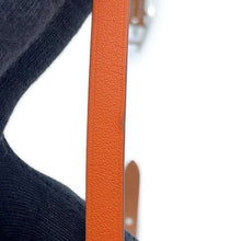 Load image into Gallery viewer, HERMES Double Tour API 2 Bracelet Size T5 Orange/Gold Swift Leather
