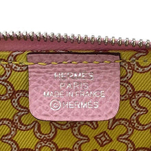 Load image into Gallery viewer, HERMES Azap compact silk in Mauve Sylvestre Epsom
