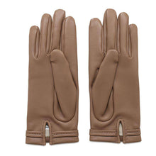 Load image into Gallery viewer, HERMES Dream Love Gloves Size 7 Etoupe Lambskin
