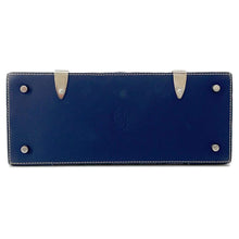 将图像加载到图库查看器中，GOYARD Saigon Navy BlueSAIGOBPMLTY12CL12P PVC Leather Wood Size PM
