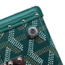 Load image into Gallery viewer, GOYARD Grand Hotel Trunk Bag GreenGHOTELPMLTY09CL09P PVC Coated Canvas Leather
