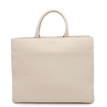 将图像加载到图库查看器中，BVLGARI Infiniteum 2way Tote Bag Ivory Leather
