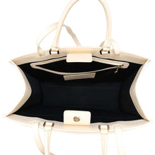 Load image into Gallery viewer, BVLGARI Infiniteum 2way Tote Bag Ivory Leather
