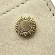 将图像加载到图库查看器中，BVLGARI Infiniteum 2way Tote Bag Ivory Leather
