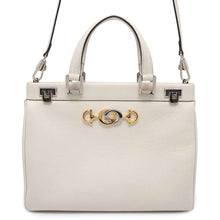 Load image into Gallery viewer, GUCCI Zumi 2WAY Shoulder Bag Ivory564714 Leather
