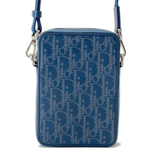 Load image into Gallery viewer, Dior World Tour Messenger Pouch Navy2ESBC265CLP Leather
