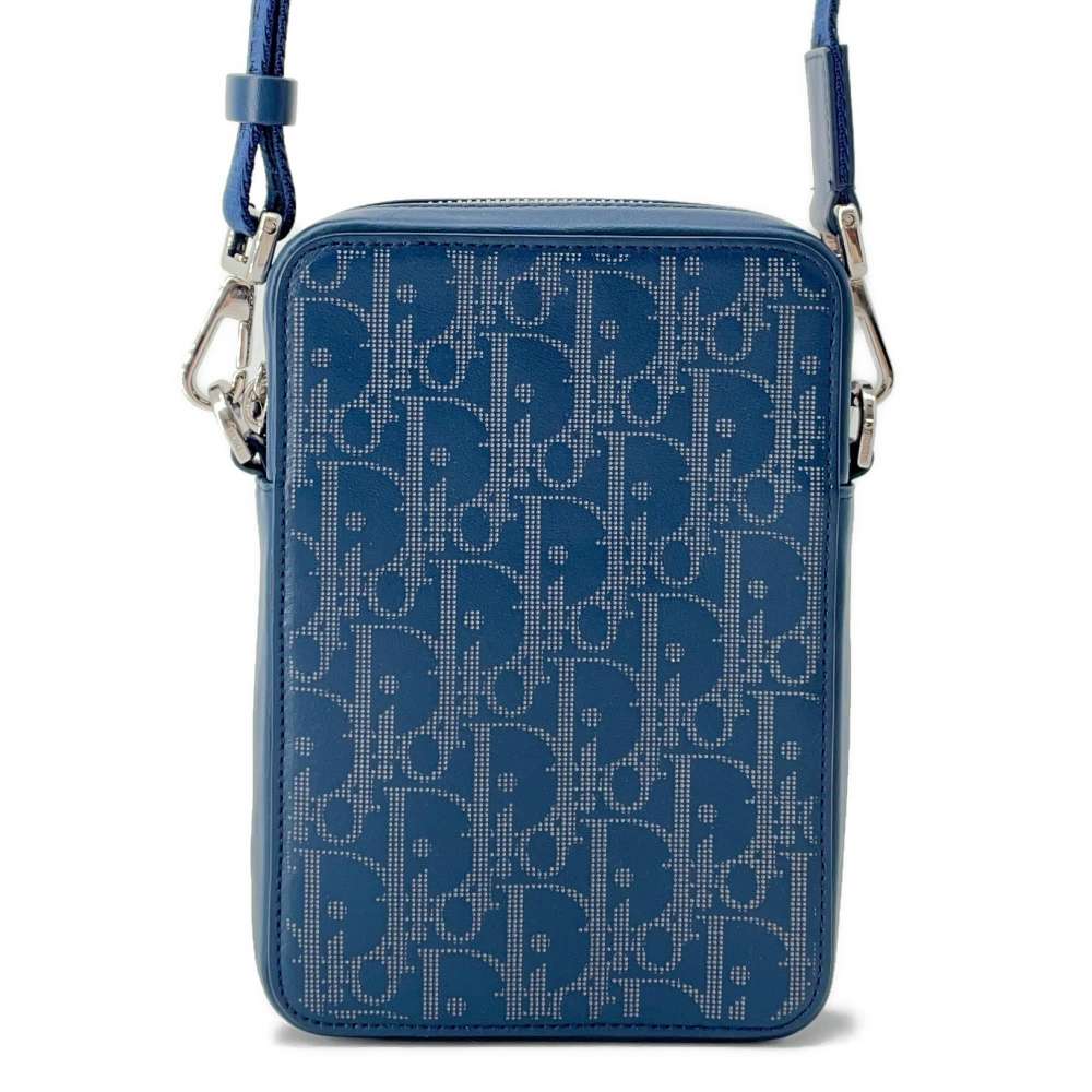 Dior World Tour Messenger Pouch Navy2ESBC265CLP Leather