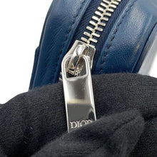 将图像加载到图库查看器中，Dior World Tour Messenger Pouch Navy2ESBC265CLP Leather
