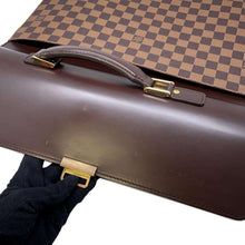 将图像加载到图库查看器中，LOUIS VUITTON Altona BeigeN53315 Damier Ebene Canvas Size PM
